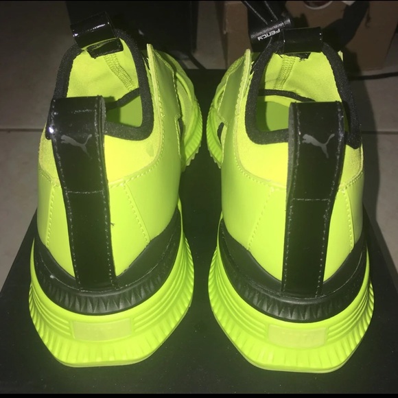 Puma Fenty lime punch trainers women’s size 9.5 - Picture 4 of 8